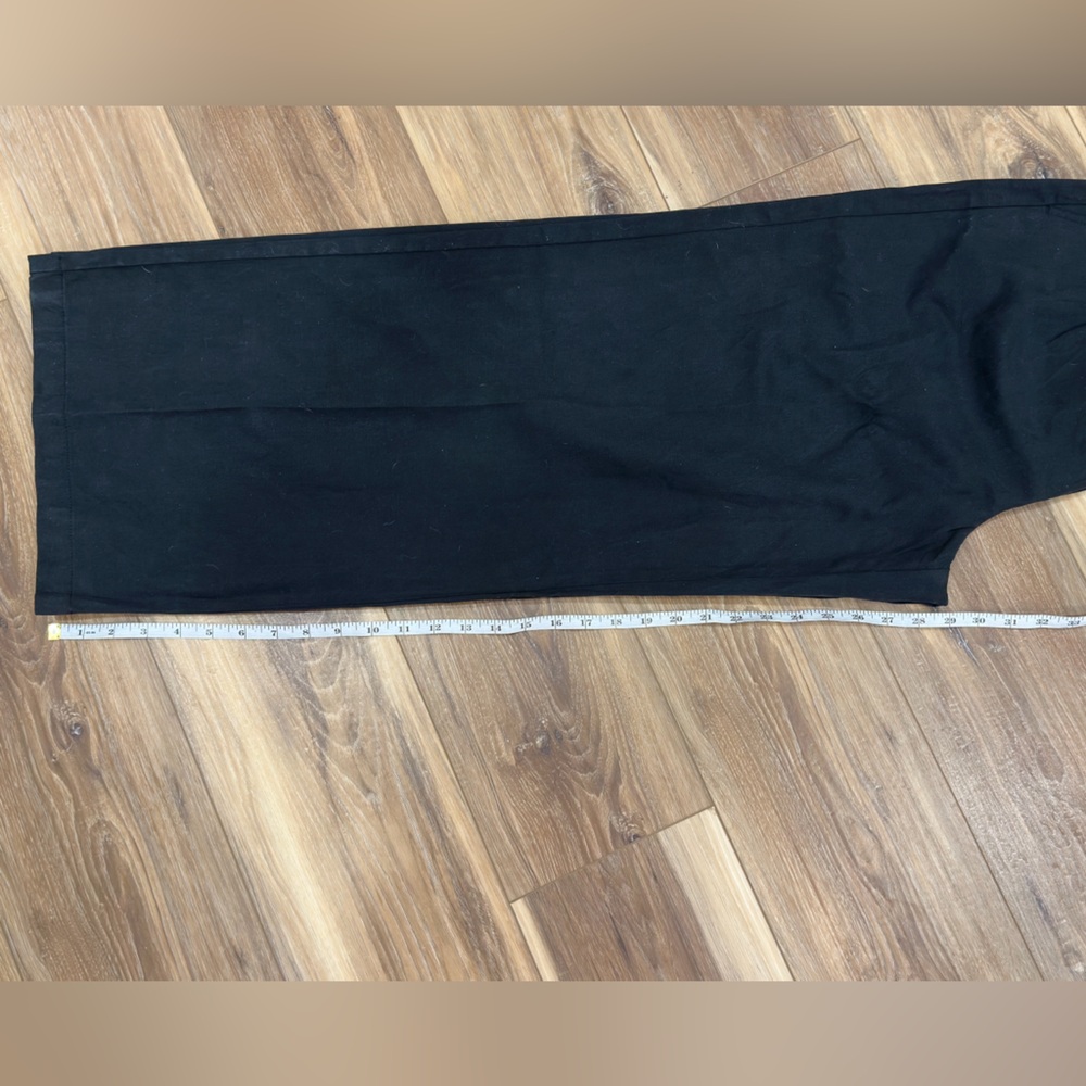 Madewell Harlow Wide Leg Pant True Black Linen Cotton Sz 6 NWT - Picture 10 of 16